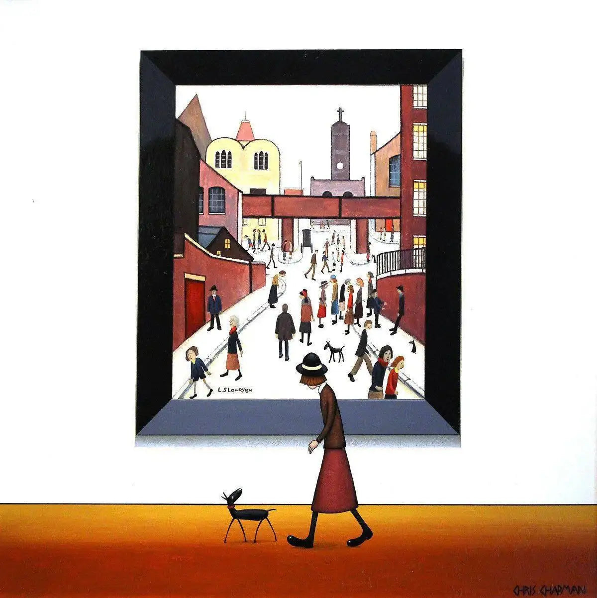 Station Road - SOLD by artist Chris Chapman - Wyecliffe Galleries