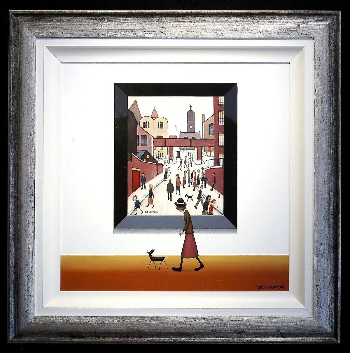 Station Road - SOLD by artist Chris Chapman - Wyecliffe Galleries