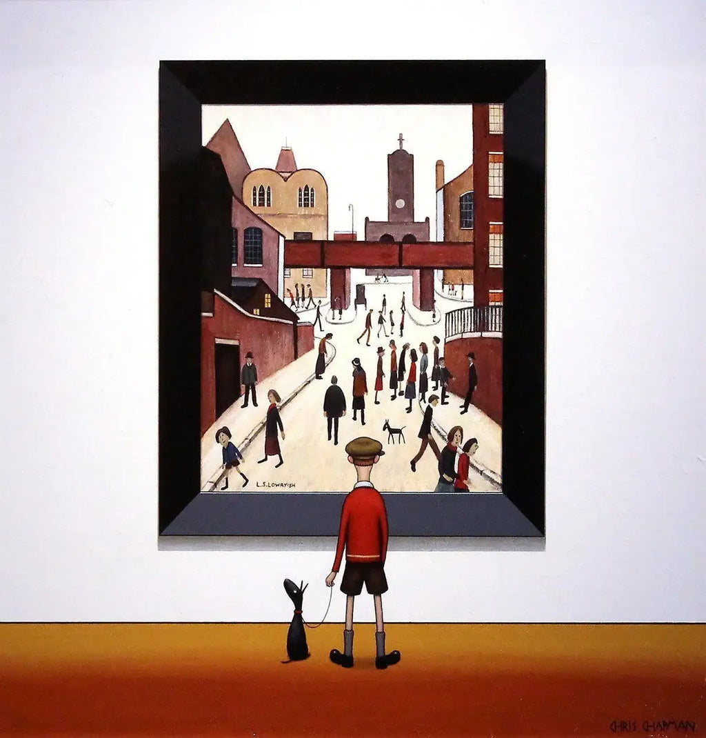 Station Street - SOLD by artist Chris Chapman - Wyecliffe Galleries