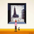 Steeples in the City - Original - SOLD by artist Chris Chapman - Wyecliffe Galleries