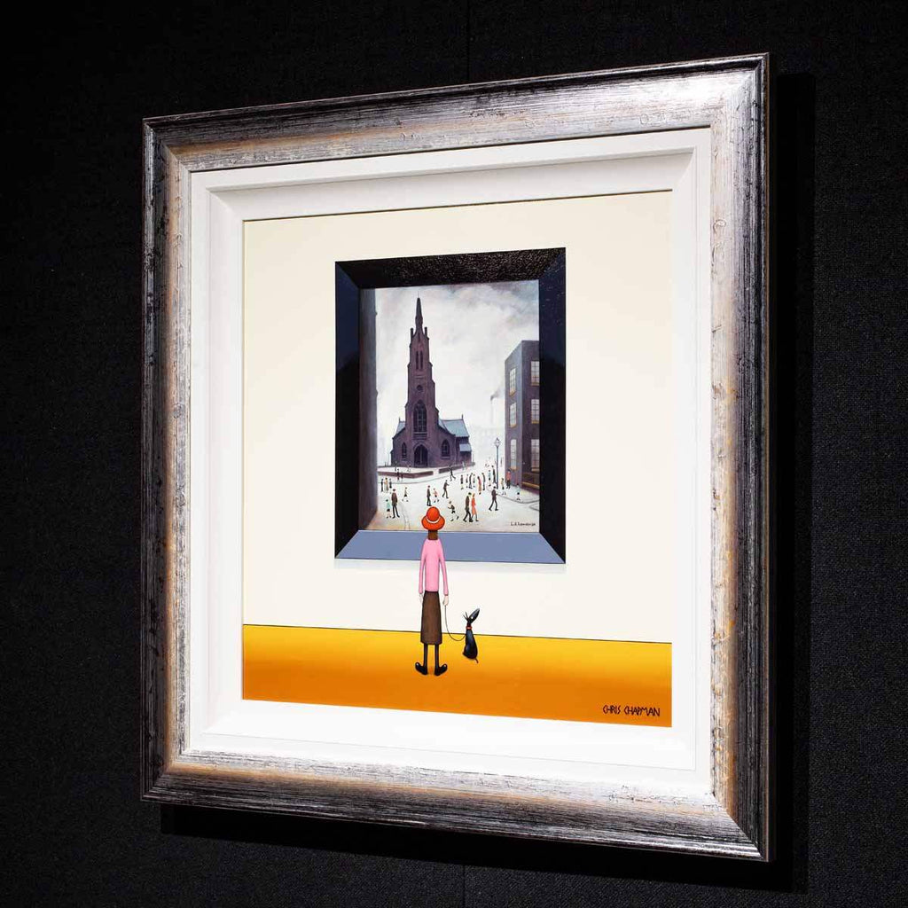 Steeples in the City - Original - SOLD by artist Chris Chapman - Wyecliffe Galleries