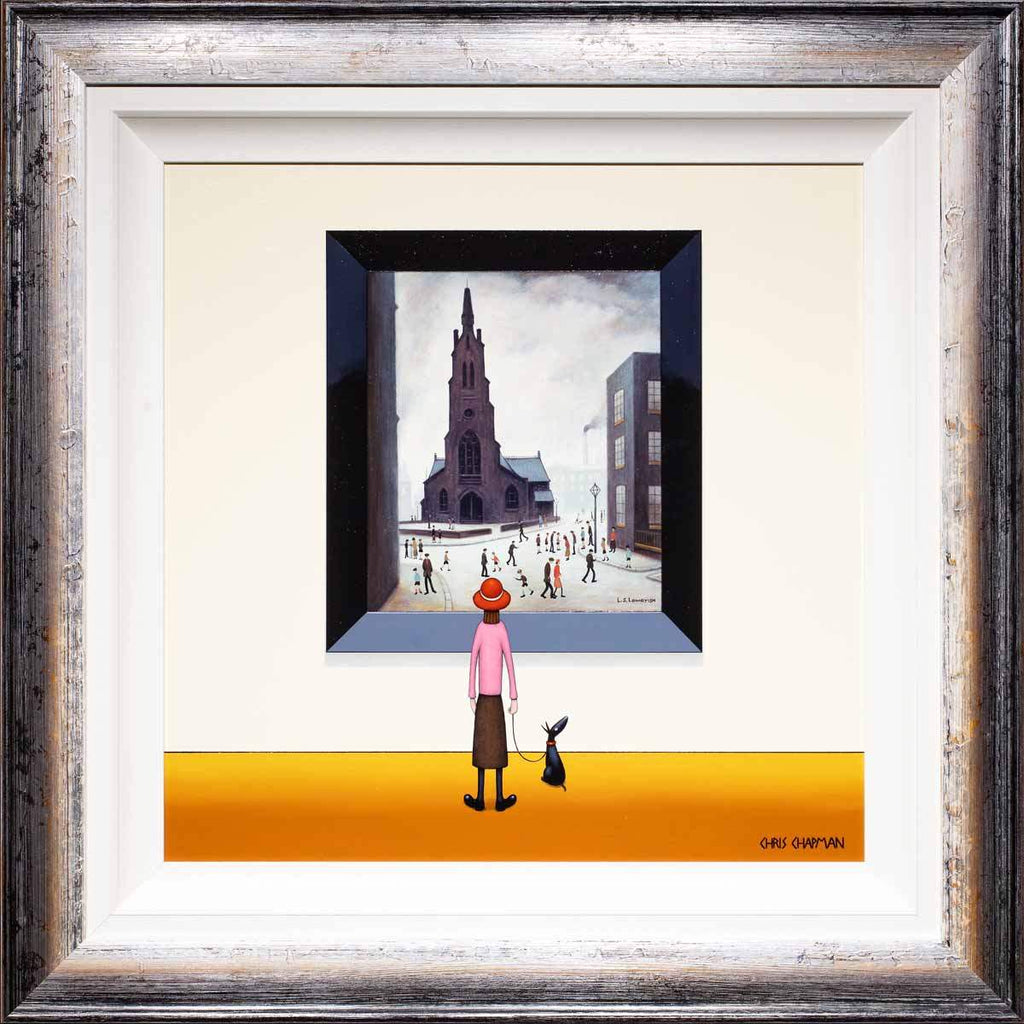 Steeples in the City - Original - SOLD by artist Chris Chapman - Wyecliffe Galleries