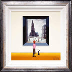 Steeples in the City - Original - SOLD by artist Chris Chapman - Wyecliffe Galleries