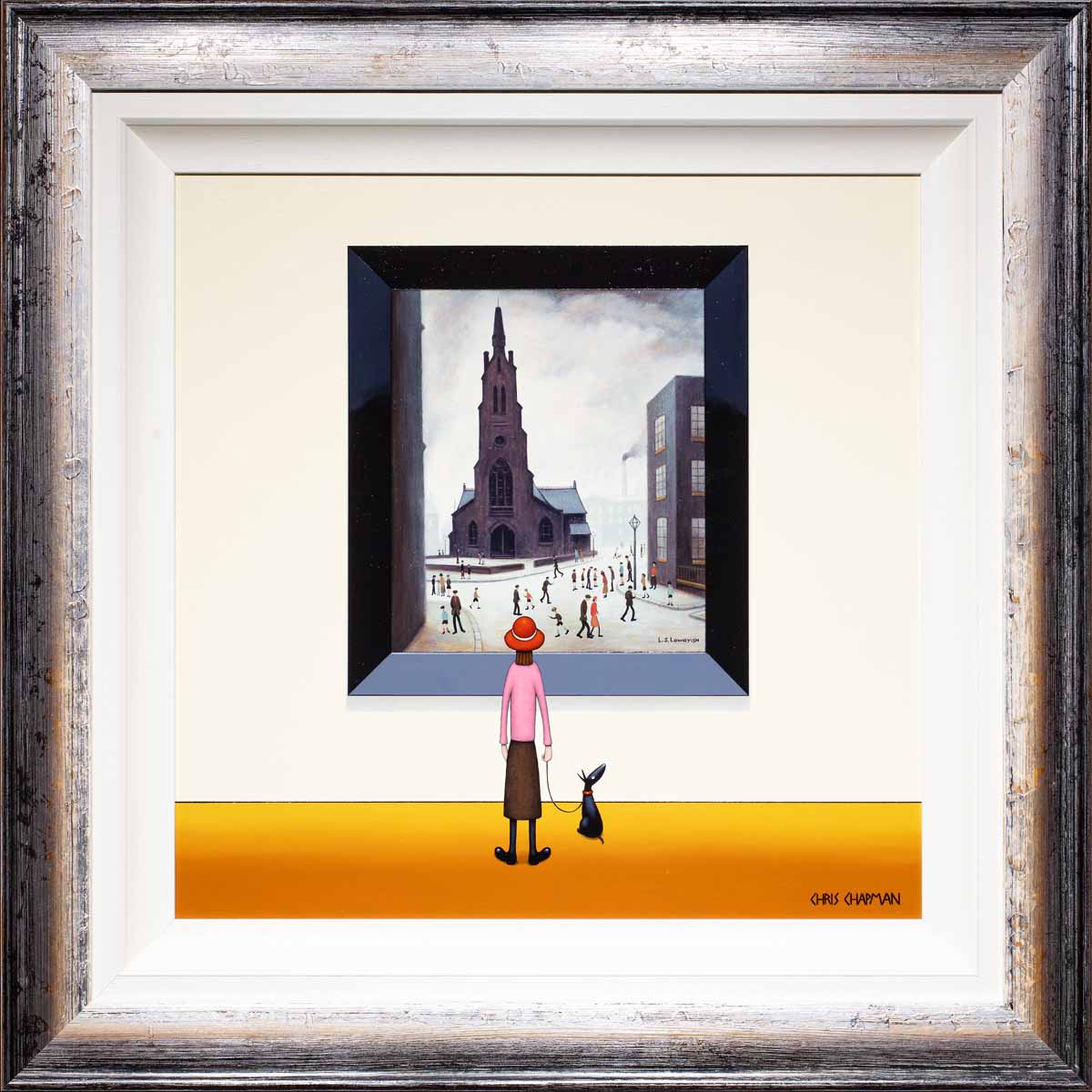 Steeples in the City - Original Chris Chapman Framed
