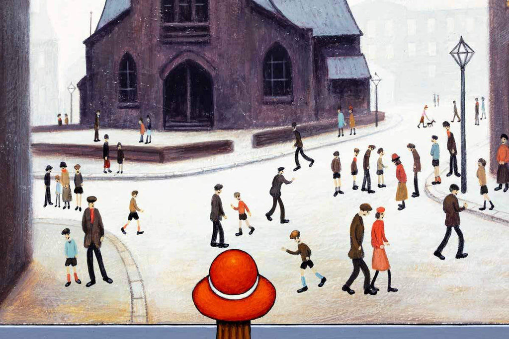 Steeples in the City - Original - SOLD by artist Chris Chapman - Wyecliffe Galleries