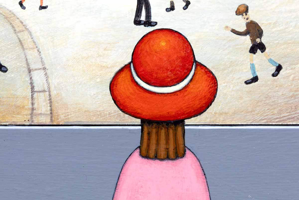 Steeples in the City - Original - SOLD by artist Chris Chapman - Wyecliffe Galleries