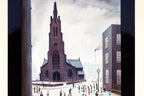 Steeples in the City - Original - SOLD by artist Chris Chapman - Wyecliffe Galleries