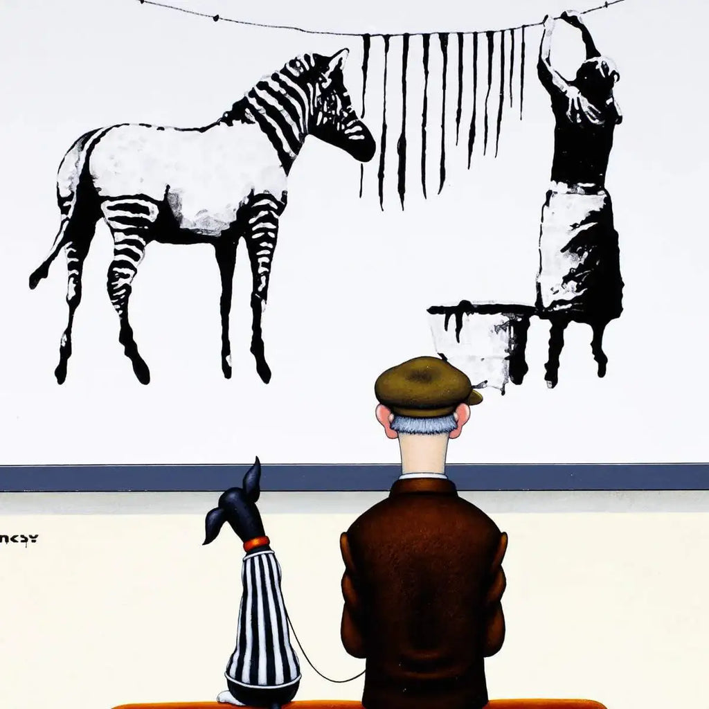 Stripes - Original - SOLD by artist Chris Chapman - Wyecliffe Galleries