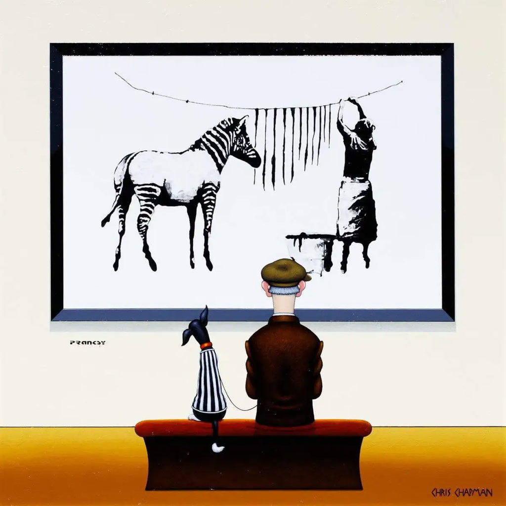 Stripes - Original - SOLD by artist Chris Chapman - Wyecliffe Galleries