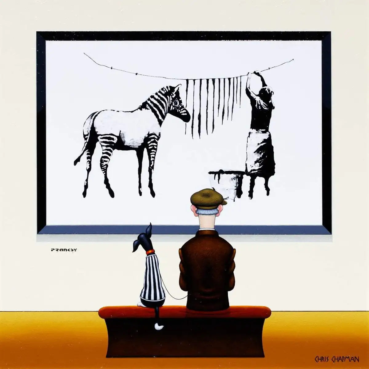 Stripes - Original - SOLD by artist Chris Chapman - Wyecliffe Galleries