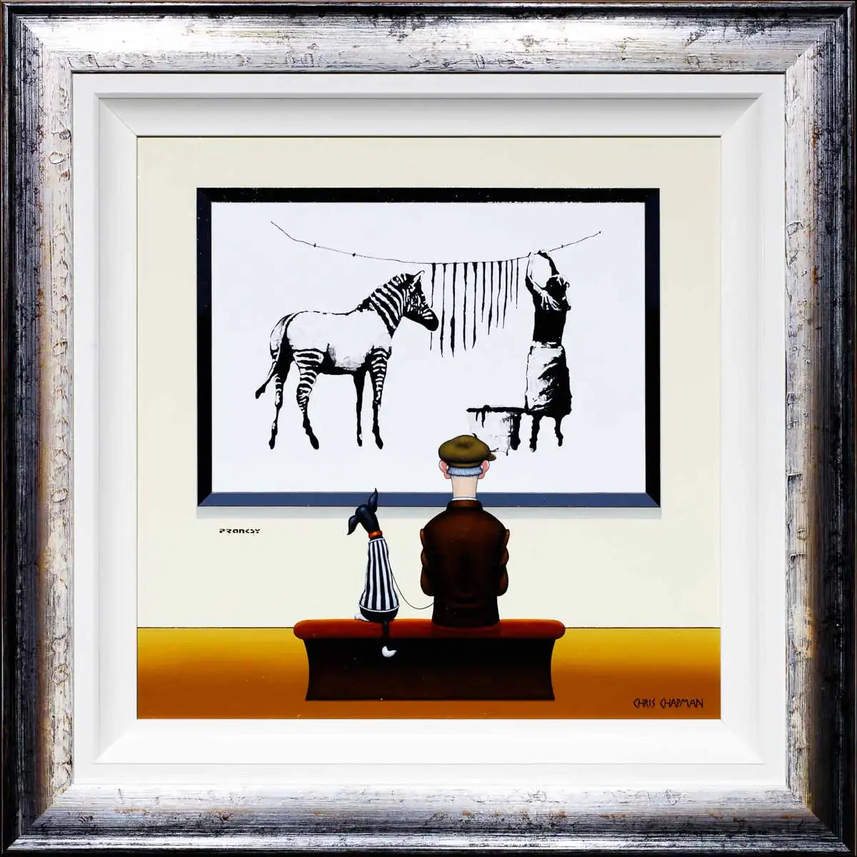 Stripes - Original - SOLD by artist Chris Chapman - Wyecliffe Galleries