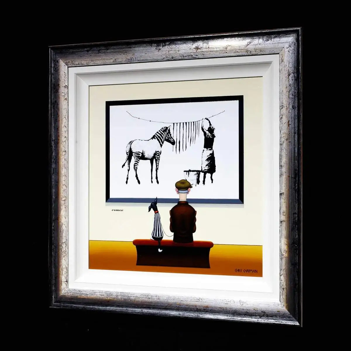 Stripes - Original - SOLD by artist Chris Chapman - Wyecliffe Galleries