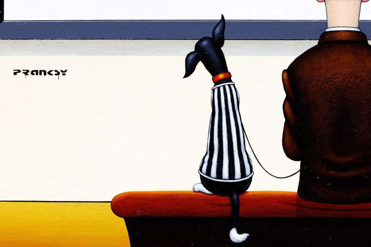 Stripes - Original - SOLD by artist Chris Chapman - Wyecliffe Galleries