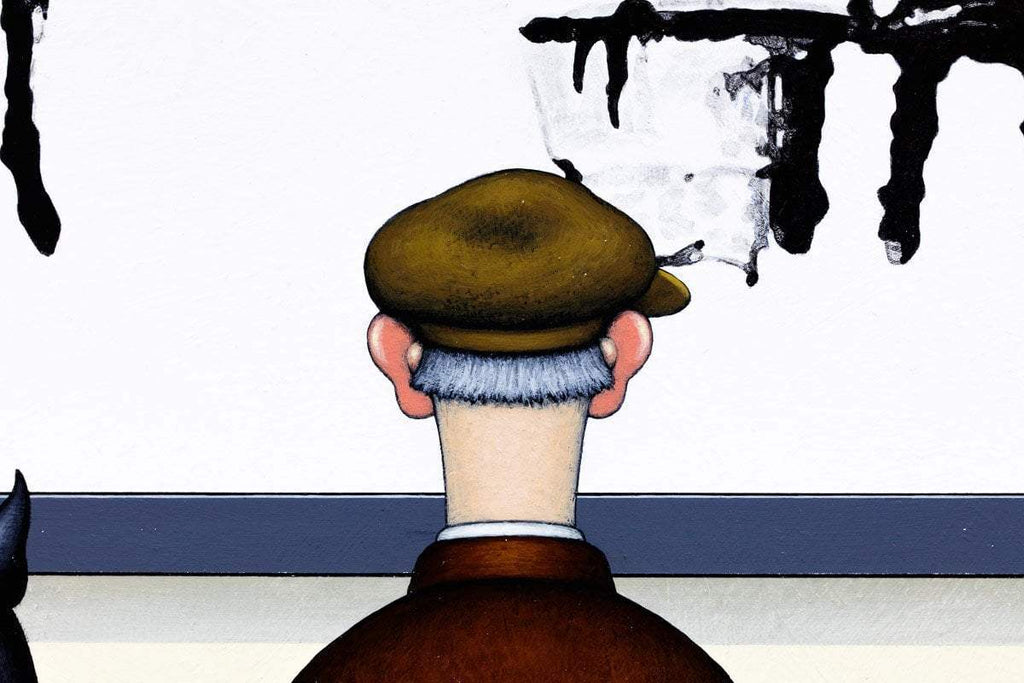 Stripes - Original - SOLD by artist Chris Chapman - Wyecliffe Galleries