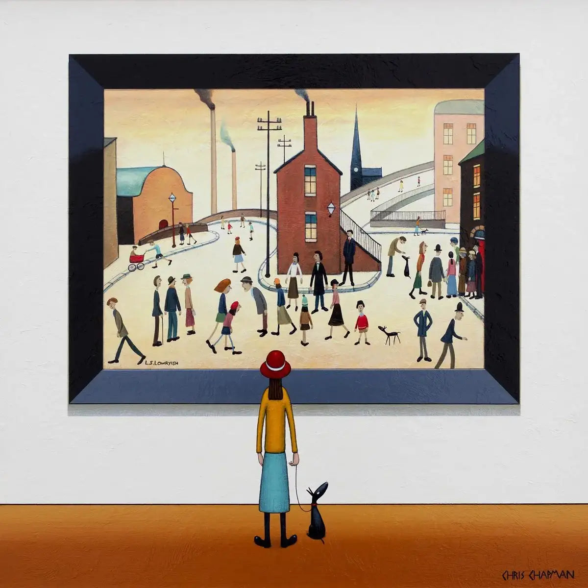 Sunday Rushes - Original - SOLD by artist Chris Chapman - Wyecliffe Galleries