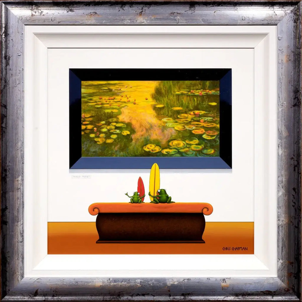 Surfs Up - Original - SOLD by artist Chris Chapman - Wyecliffe Galleries