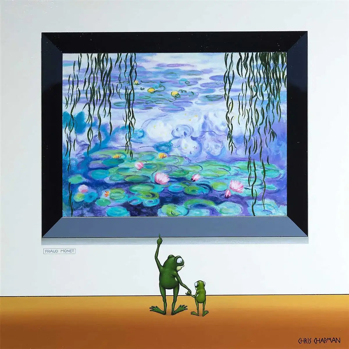 Thats Where You Were Spawned - Original - SOLD by artist Chris Chapman - Wyecliffe Galleries