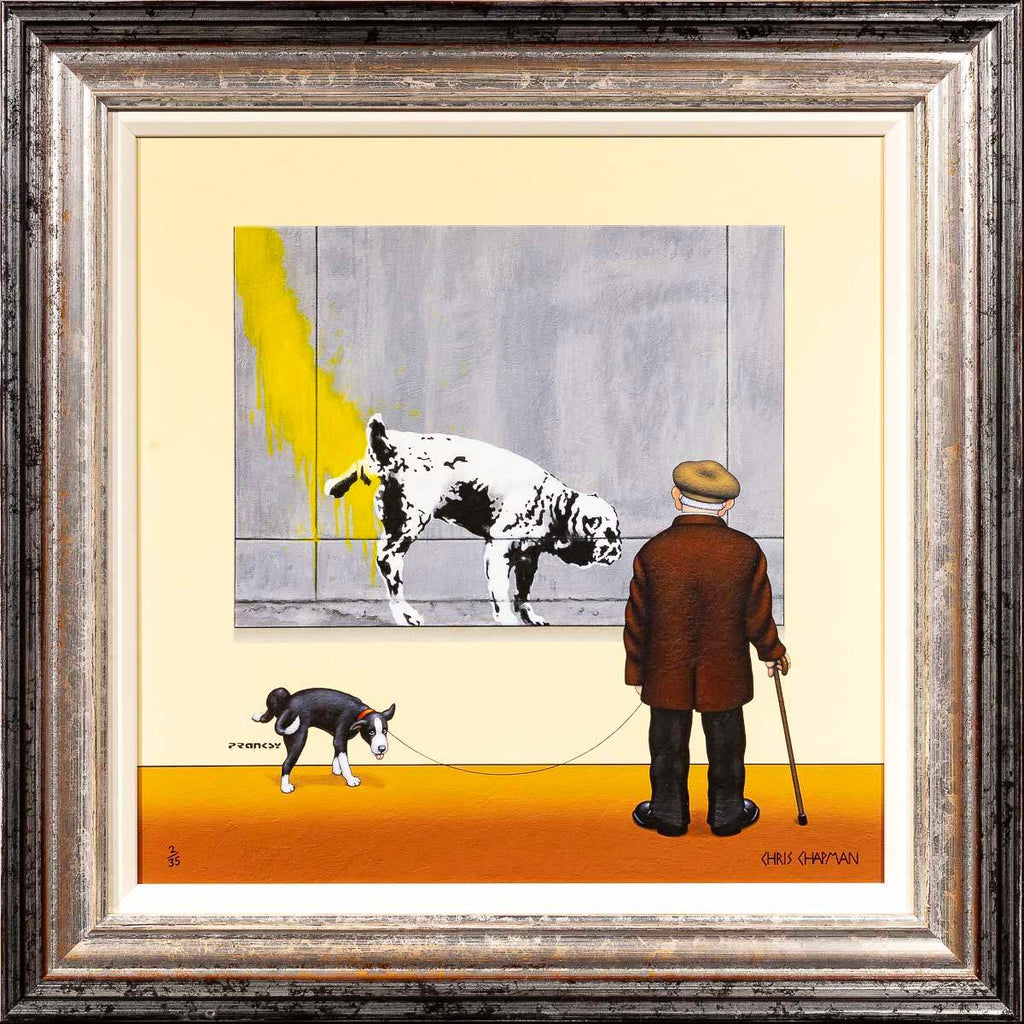The Art Critic - Edition - SOLD OUT by artist Chris Chapman - Wyecliffe Galleries