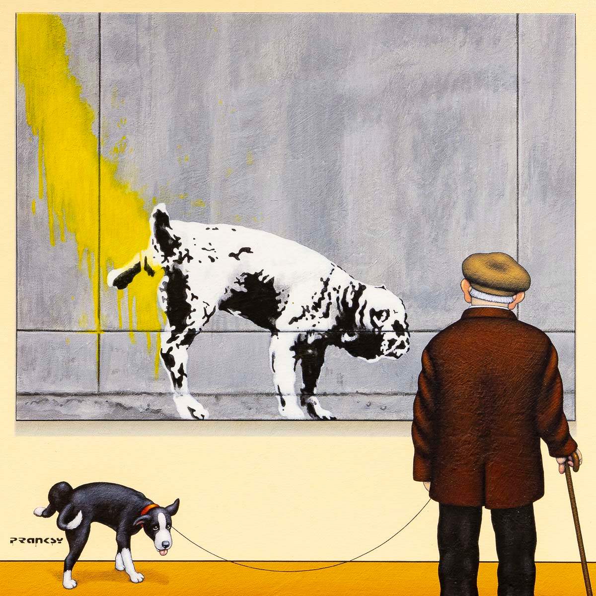 The Art Critic - Edition - SOLD OUT by artist Chris Chapman - Wyecliffe Galleries