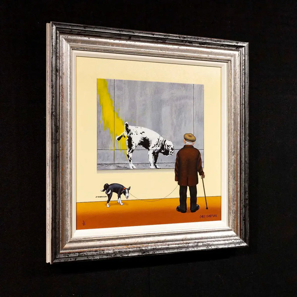 The Art Critic - Edition - SOLD OUT by artist Chris Chapman - Wyecliffe Galleries