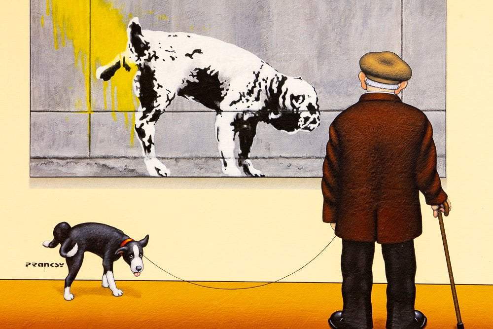 The Art Critic - Edition - SOLD OUT by artist Chris Chapman - Wyecliffe Galleries