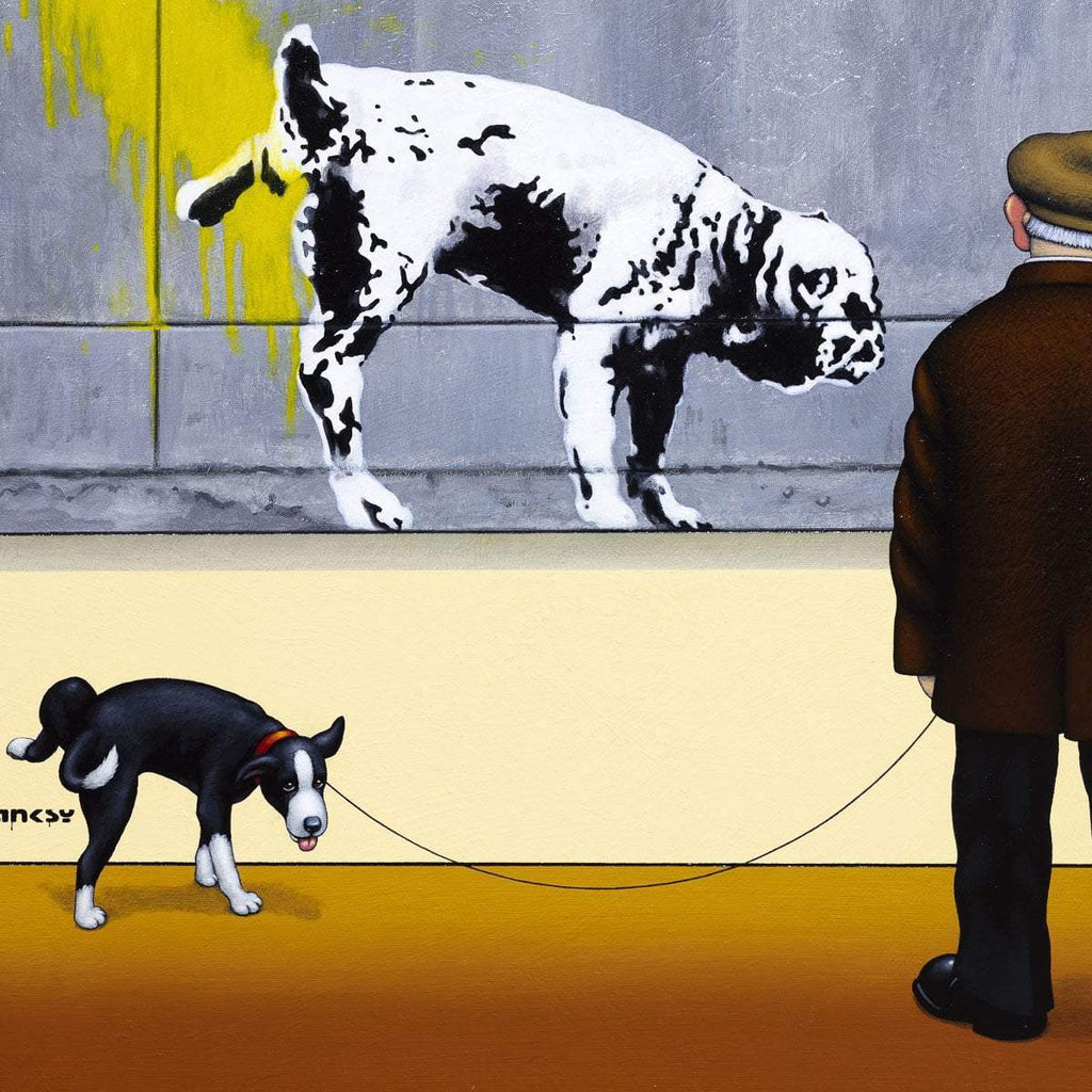 The Art Critic - Original - SOLD by artist Chris Chapman - Wyecliffe Galleries