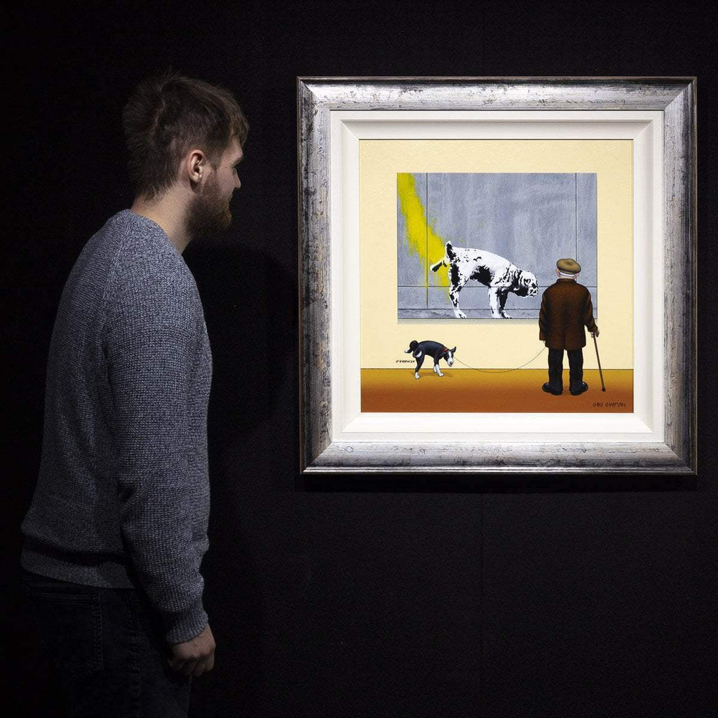 The Art Critic - Original - SOLD by artist Chris Chapman - Wyecliffe Galleries