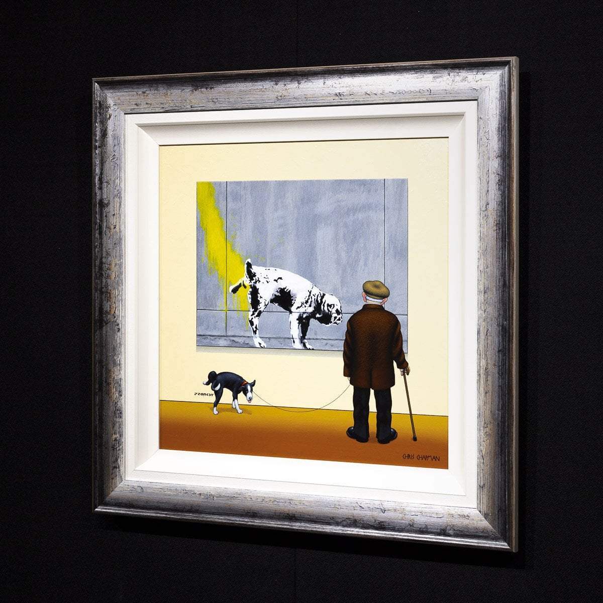 The Art Critic - Original - SOLD by artist Chris Chapman - Wyecliffe Galleries