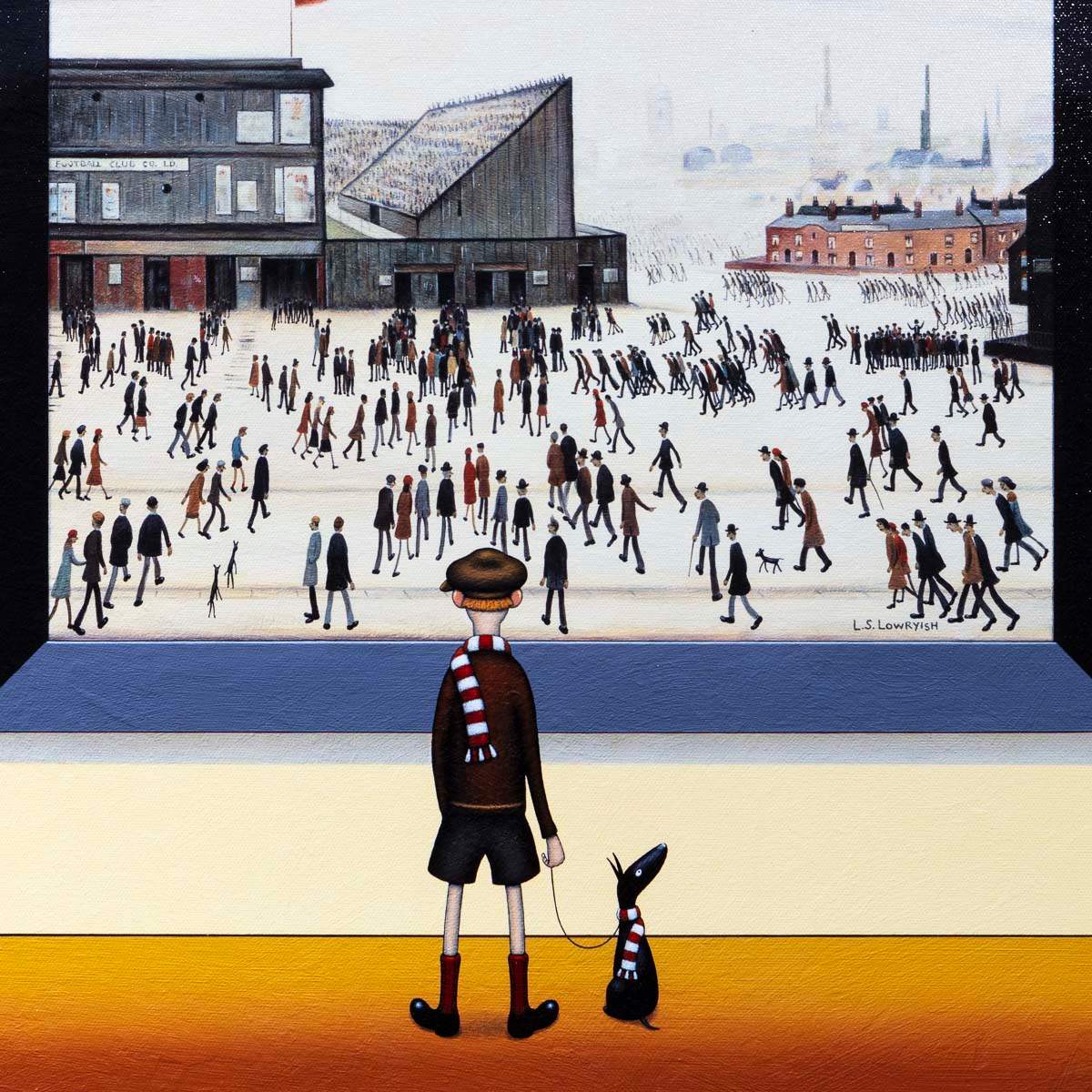 The Big Match - Edition - SOLD by artist Chris Chapman - Wyecliffe Galleries