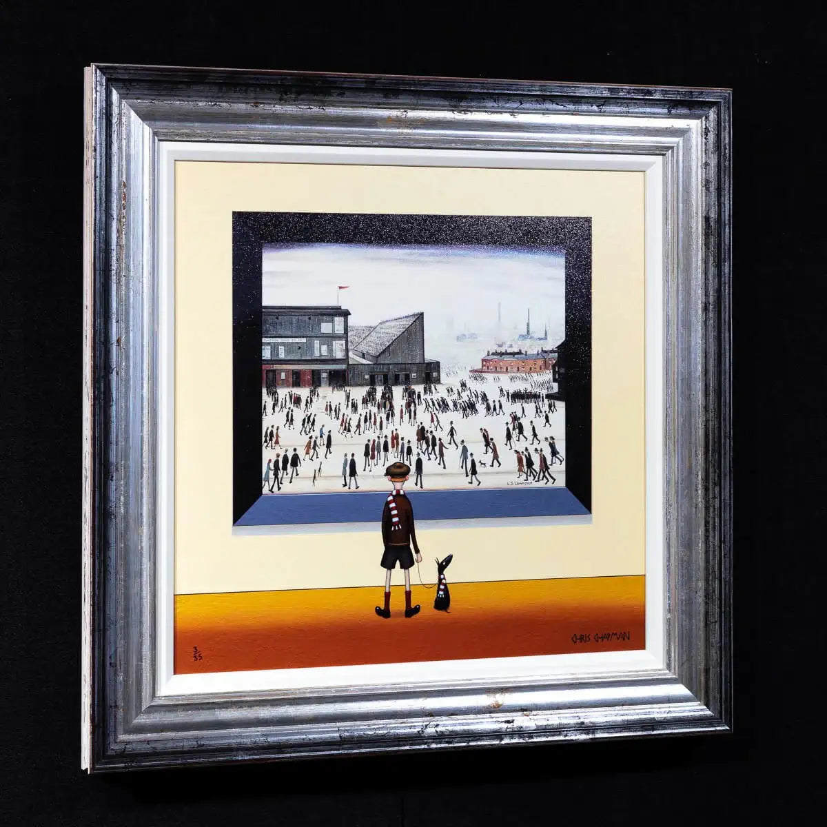 The Big Match - Edition - SOLD by artist Chris Chapman - Wyecliffe Galleries