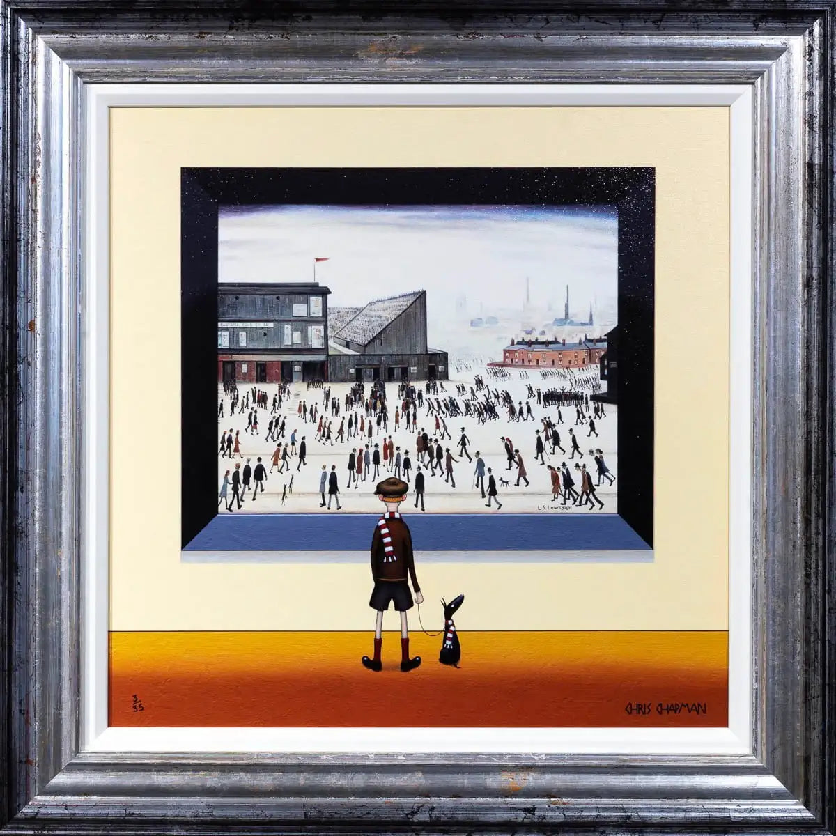 The Big Match - Edition - SOLD by artist Chris Chapman - Wyecliffe Galleries