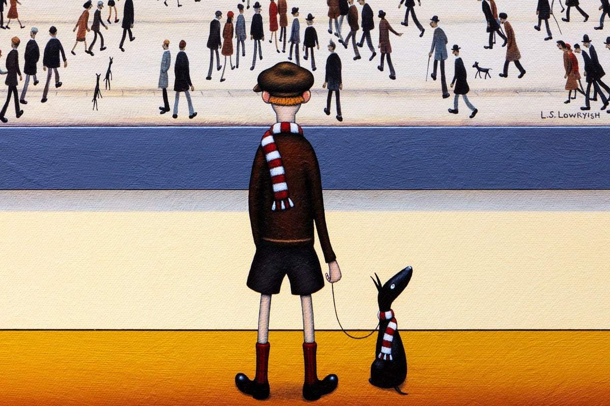 The Big Match - Edition - SOLD by artist Chris Chapman - Wyecliffe Galleries
