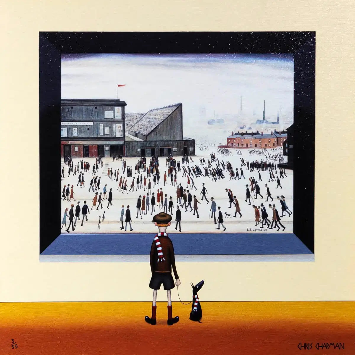 The Big Match - Edition - SOLD by artist Chris Chapman - Wyecliffe Galleries