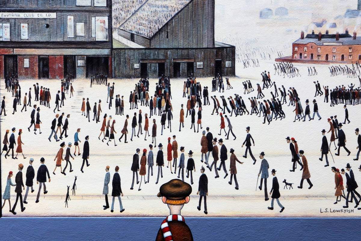 The Big Match - Edition - SOLD by artist Chris Chapman - Wyecliffe Galleries