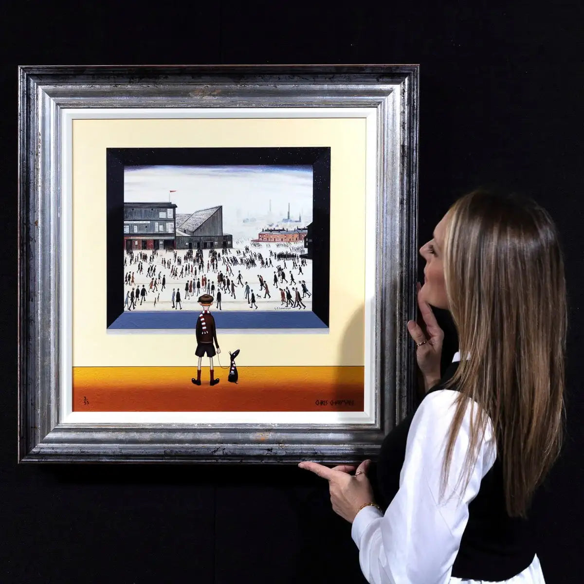 The Big Match - Edition - SOLD by artist Chris Chapman - Wyecliffe Galleries