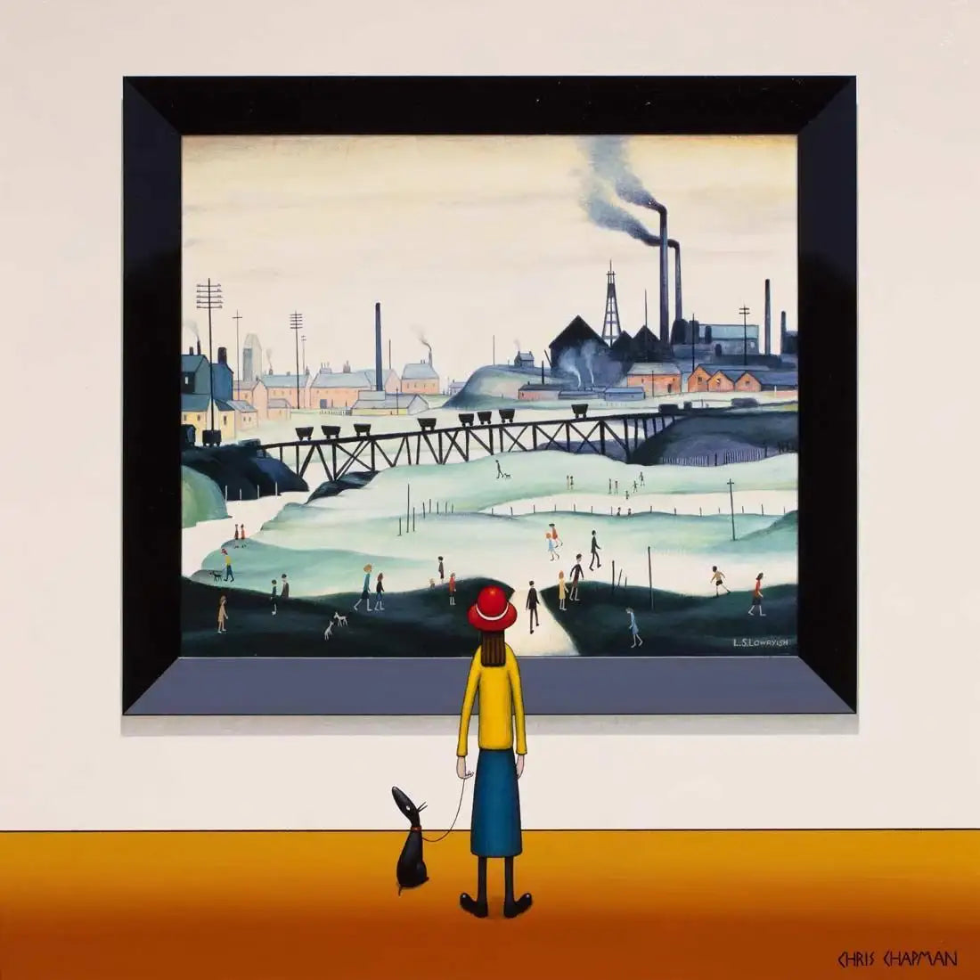 The Colliery - Original - SOLD by artist Chris Chapman - Wyecliffe Galleries