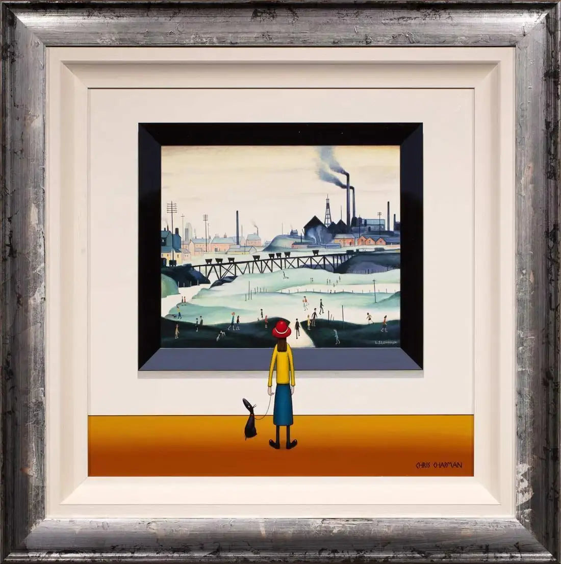 The Colliery - Original - SOLD by artist Chris Chapman - Wyecliffe Galleries