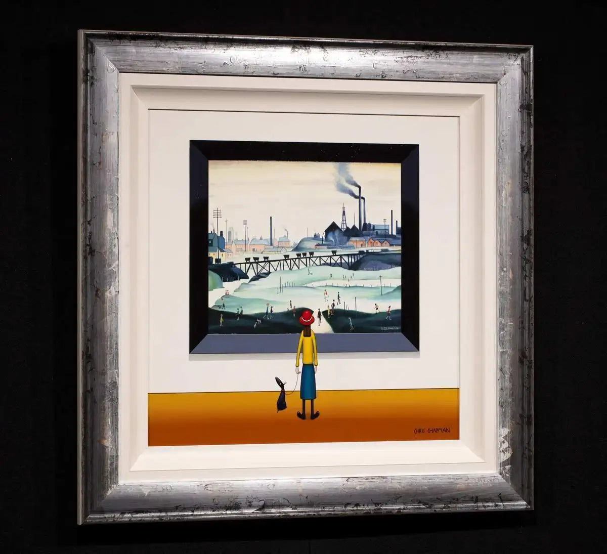 The Colliery - Original - SOLD by artist Chris Chapman - Wyecliffe Galleries