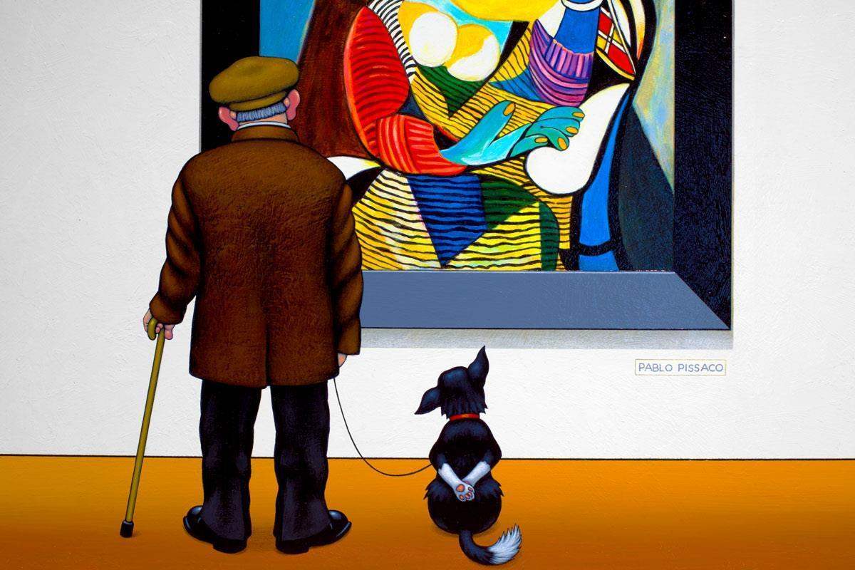 The Connoisseur - Sold by artist Chris Chapman - Wyecliffe Galleries