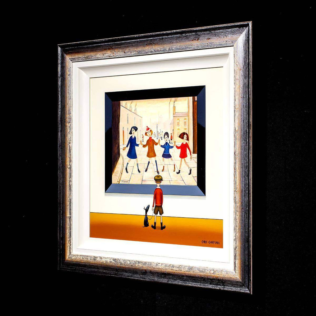 The Dancing Girls - Original - SOLD by artist Chris Chapman - Wyecliffe Galleries