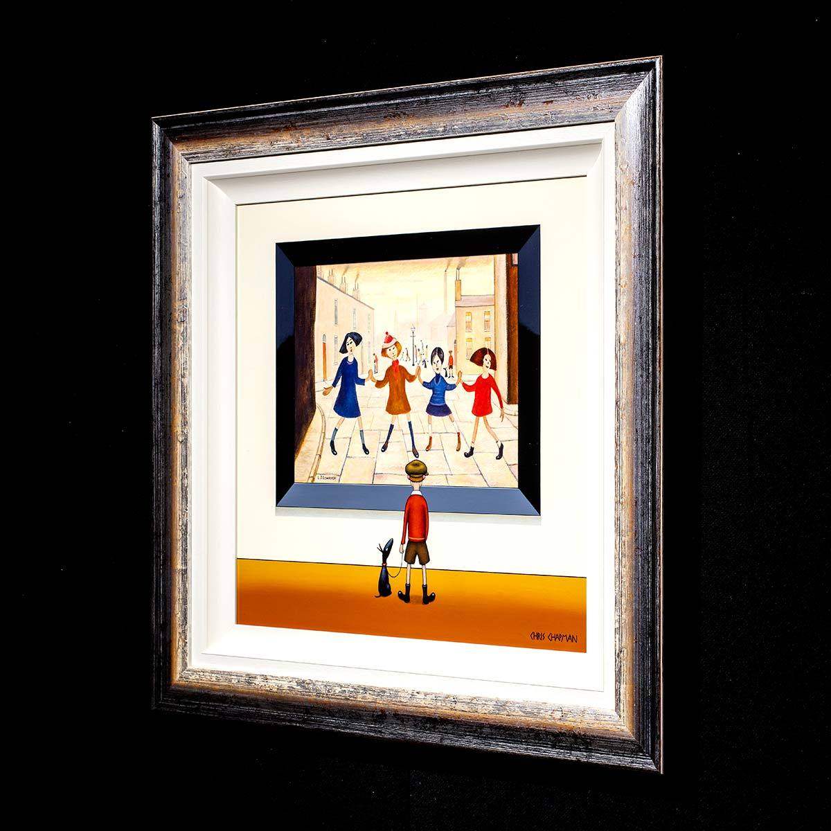 The Dancing Girls - Original - SOLD by artist Chris Chapman - Wyecliffe Galleries