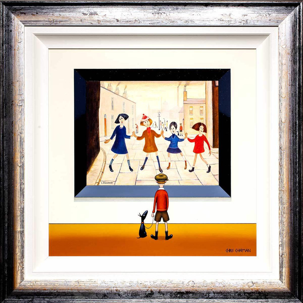 The Dancing Girls - Original - SOLD by artist Chris Chapman - Wyecliffe Galleries