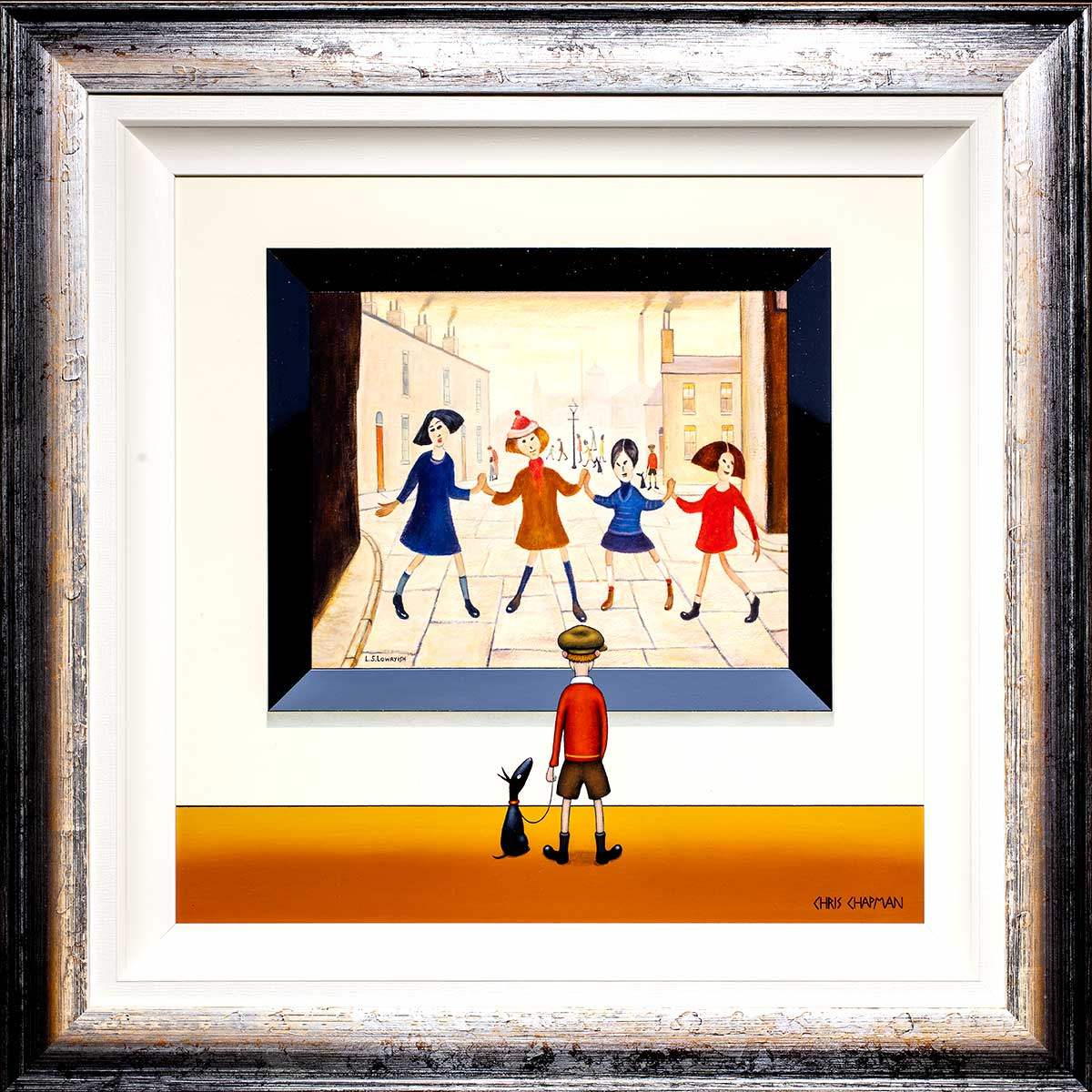The Dancing Girls - Original - SOLD by artist Chris Chapman - Wyecliffe Galleries