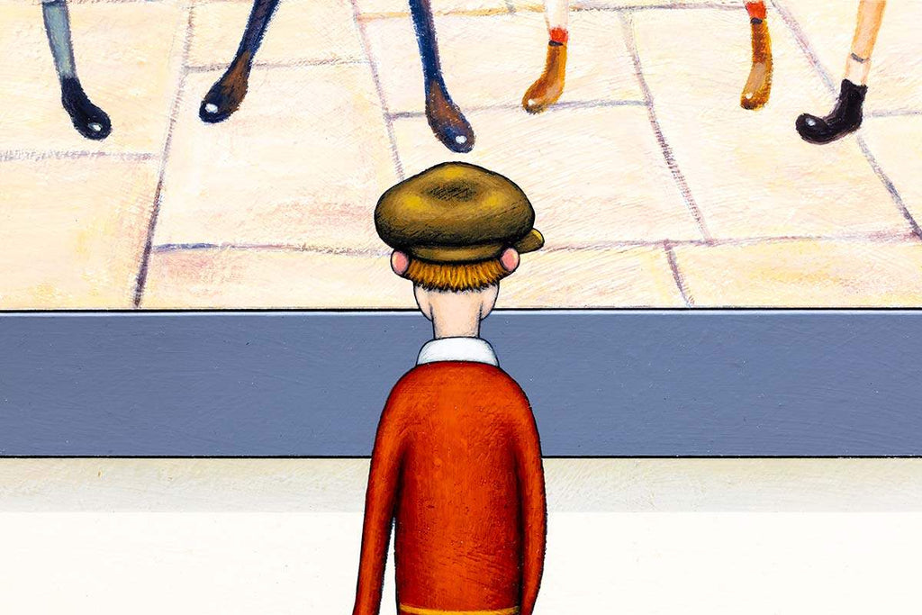 The Dancing Girls - Original - SOLD by artist Chris Chapman - Wyecliffe Galleries