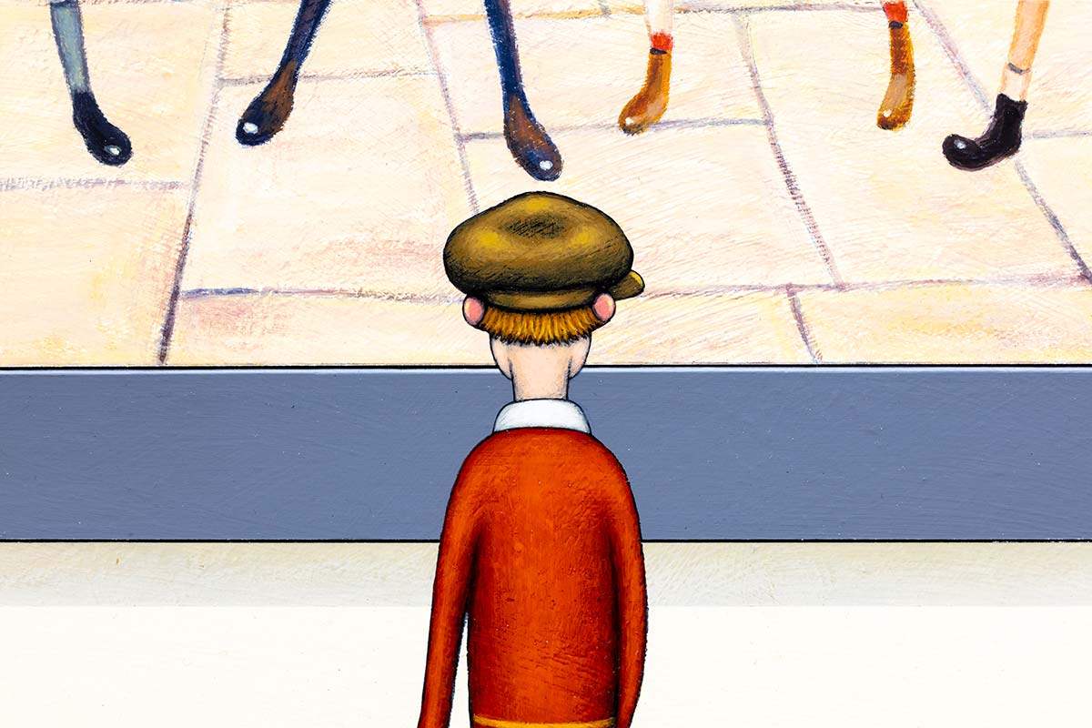 The Dancing Girls - Original - SOLD by artist Chris Chapman - Wyecliffe Galleries