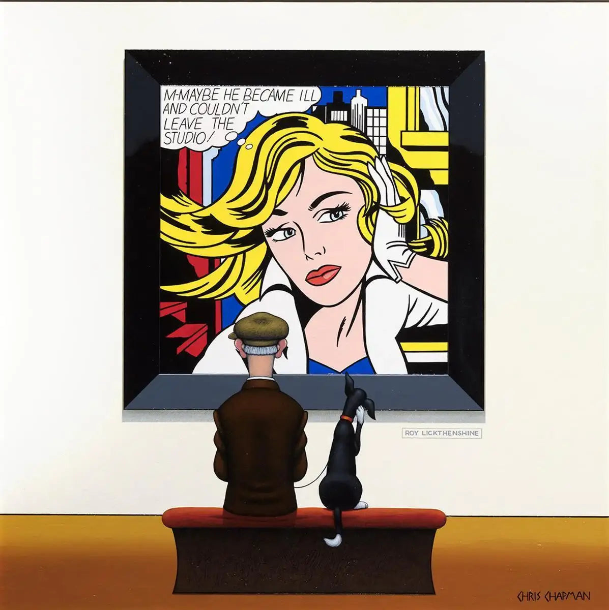 The Greatest Pop Fans - Original - SOLD by artist Chris Chapman - Wyecliffe Galleries