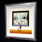 The Hustle and Bustle of Town - Original - SOLD by artist Chris Chapman - Wyecliffe Galleries