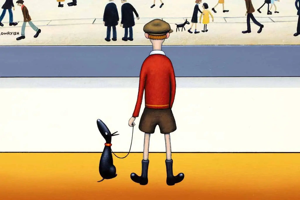 The Hustle and Bustle of Town - Original - SOLD by artist Chris Chapman - Wyecliffe Galleries