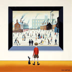 The Hustle and Bustle of Town - Original - SOLD by artist Chris Chapman - Wyecliffe Galleries