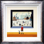 The Hustle and Bustle of Town - Original - SOLD by artist Chris Chapman - Wyecliffe Galleries